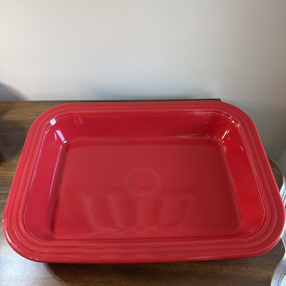 Fiesta Red Rectangular Baker